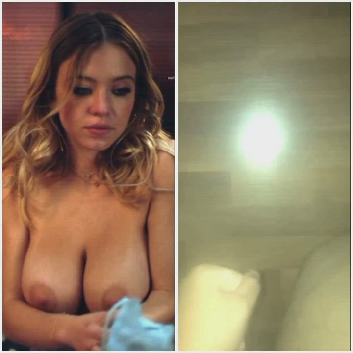sydney sweeney tits made me cum all over the place