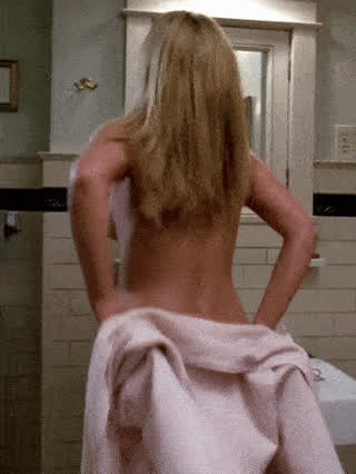 ass bathroom blonde celebrity milf robe undressing clip