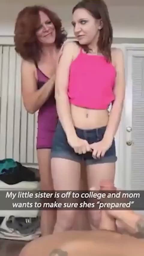 caption family mom sister fauxcest clip