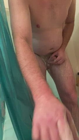 Daddy Gay Shower Softie getting cleaned
