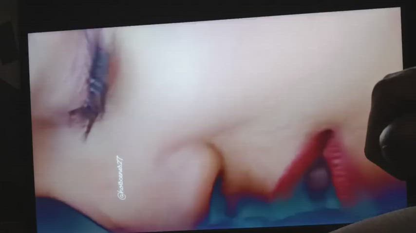 (cum tribute) Shirley setia's lips must be covered in cum....