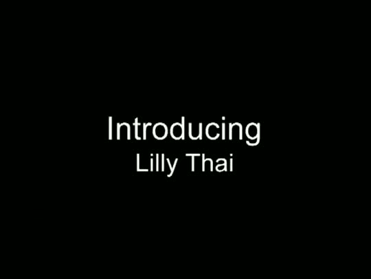 Young Lily Thai squirting solo on the bed