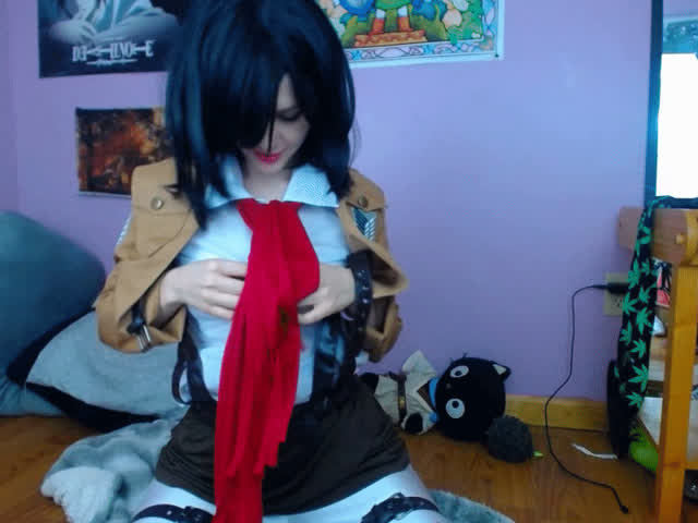amateur babe cosplay cute natural tits onlyfans sensual solo teen uniform clip