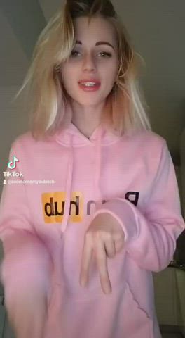 Blonde Boobs Clothed Cute Dancing Dildo Homemade NSFW Naked Natural Natural Tits