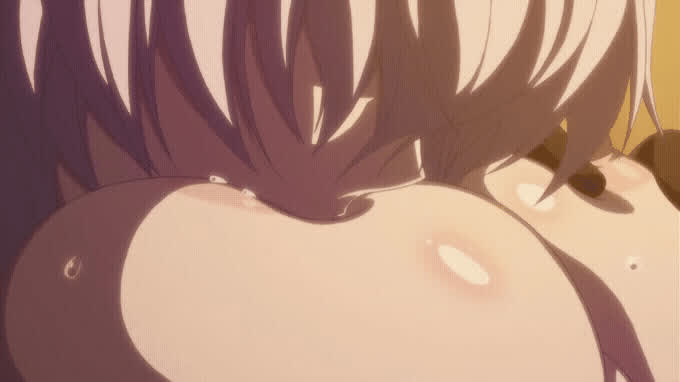anime big tits breast sucking groping clip