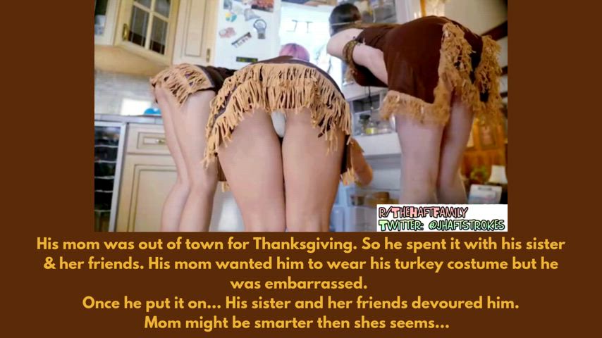 Mom knew this Thanksgiving costume would get him so laid