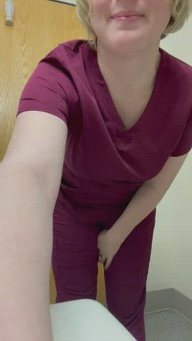 milf nurse tight pussy tits titty drop at-work clip