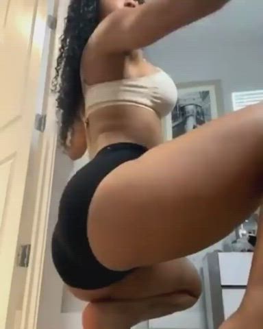Ass Ebony Tease Thick Twerking clip