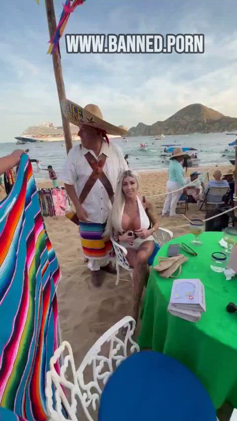 beach boobs party amateur-girls clip