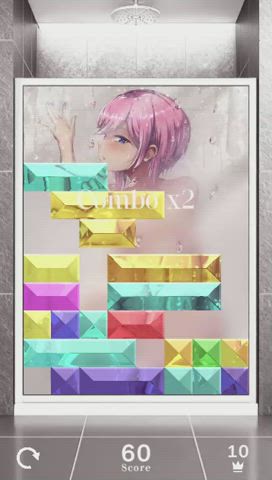 My new Android Game "Shower Gems v0.21" is released! I'm girl solo dev!