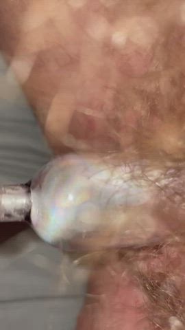 Pumping my T dick makes me so wet