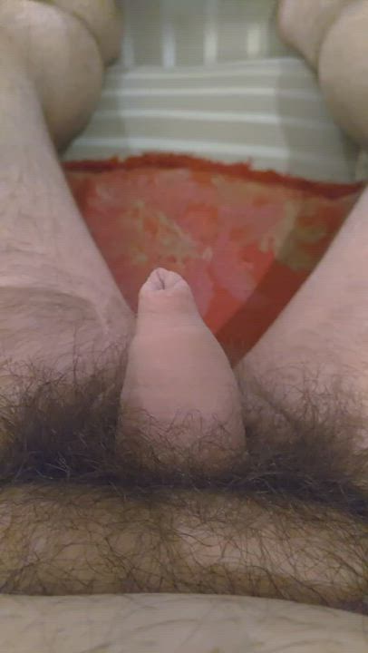 Chubby Foreskin Jerk Off Little Dick Naked Nude Penis clip