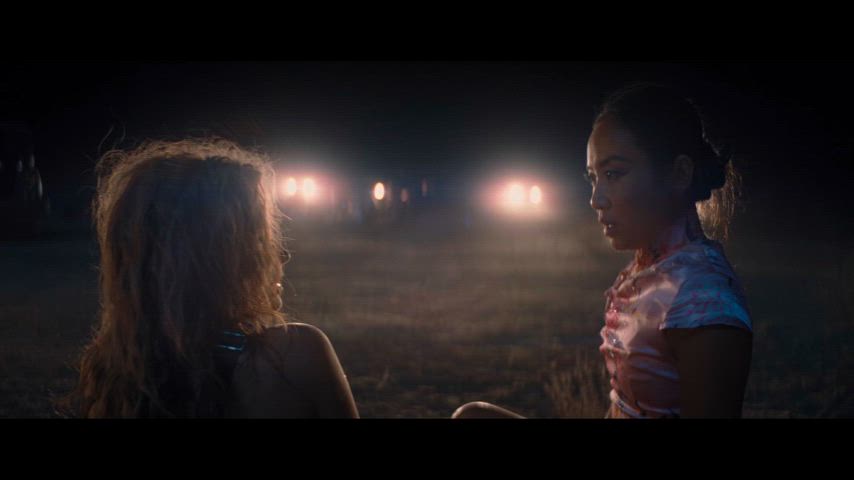 blonde brunette french kissing interracial tease clip