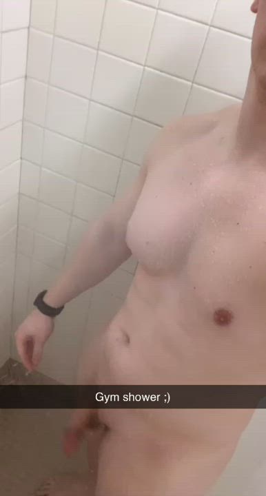 Post workout shower fun :)