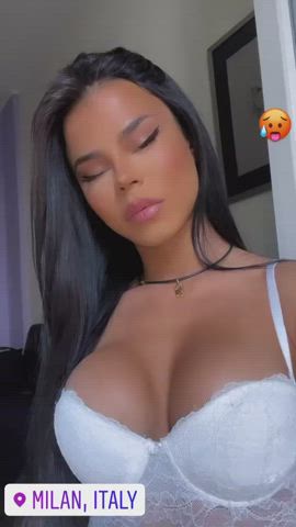 boobs brazilian brunette facial goddess labia lingerie tease trans clip