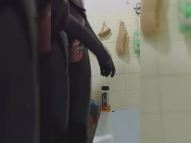 bbc bbc slut chastity deepthroat dildo huge dildo latex latex gloves sissy sissy