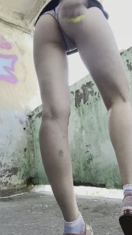 Ass Ass Spread Asshole Legs Model Panties Teen clip