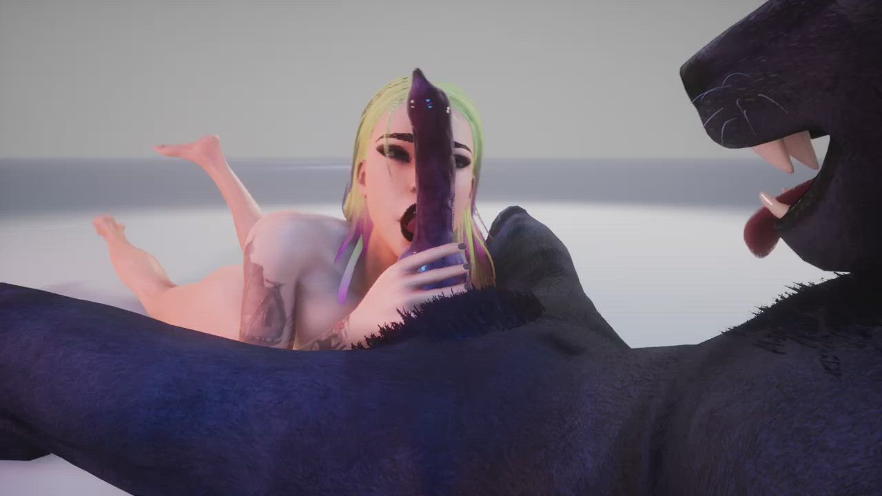 Animation Big Ass Big Dick Big Tits Blonde Hentai Licking Rule34 Teasing clip