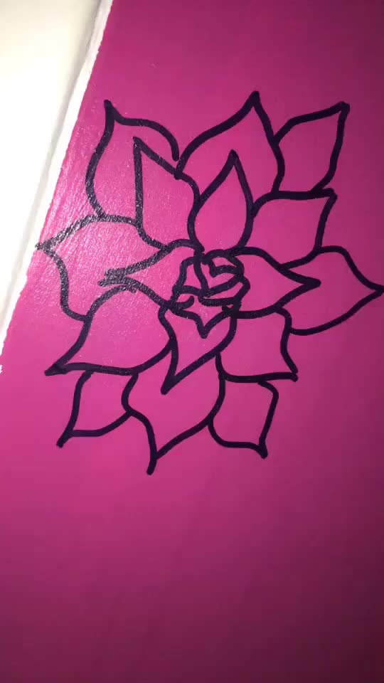 Have you ever drawn on the wall without permission? I have ? #Drawing