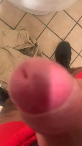 bathroom hairy cock male masturbation clip