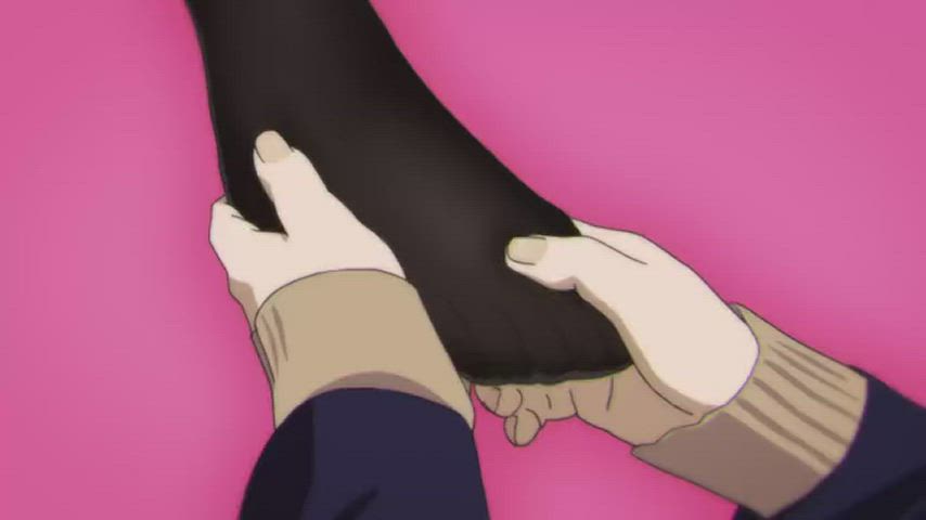 Anime Foot Hentai Tights clip