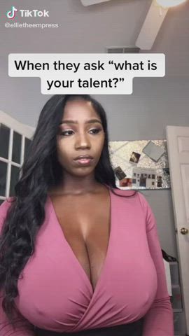 big tits clothed ebony huge tits clip