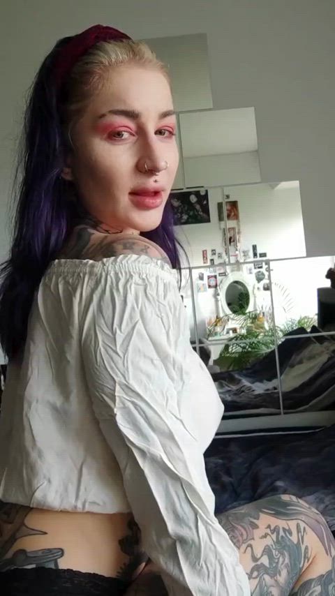 ass big tits egirl fake lips fake tits tattooed clip