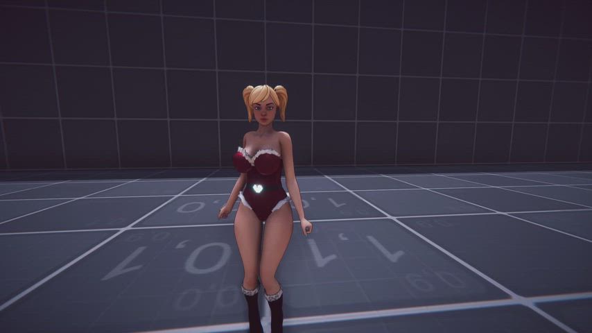 I made this skimpy Christmas outfit fully customizable!