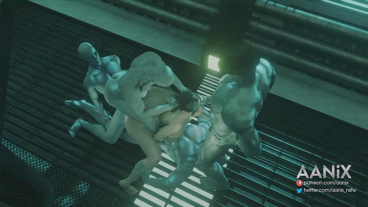 Footage of Claire fighting zombies, (AANiX) [Resident Evil]