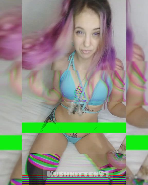 Bikini Smoking Tease TikTok clip