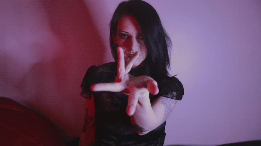 goth petite small tits strip tattoo tease vampire goth-girls petite-chicks clip