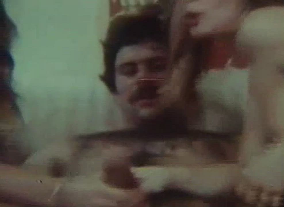 Cumshot Redhead Threesome Vintage clip