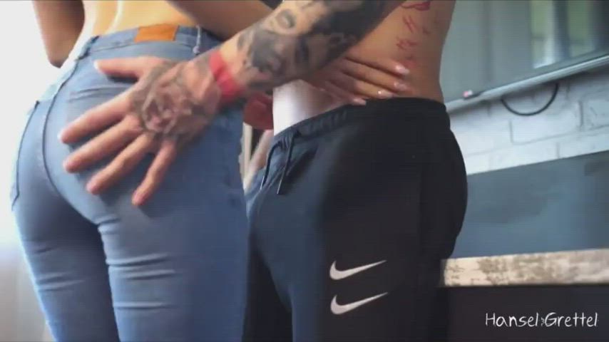 ass groping jeans clip