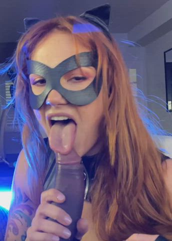 BBC Blowjob Cosplay Costume Redhead