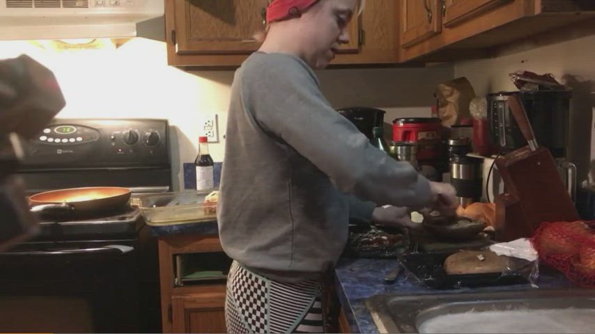 Surprise Sex while Making Dinner - Audrey love