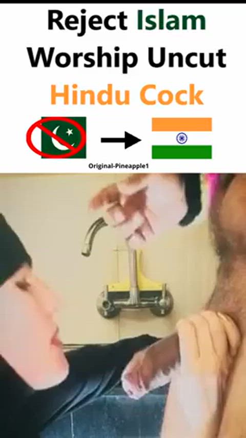 cock worship hijab muslim uncircumcised uncut clip