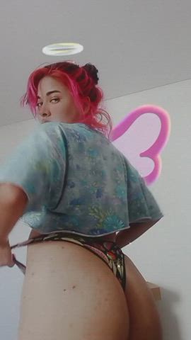 angel argentinian big ass doll pink tattoo wedgie clip