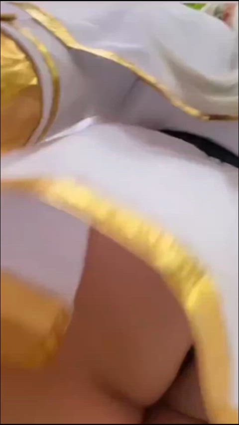 ass cosplay pov clip