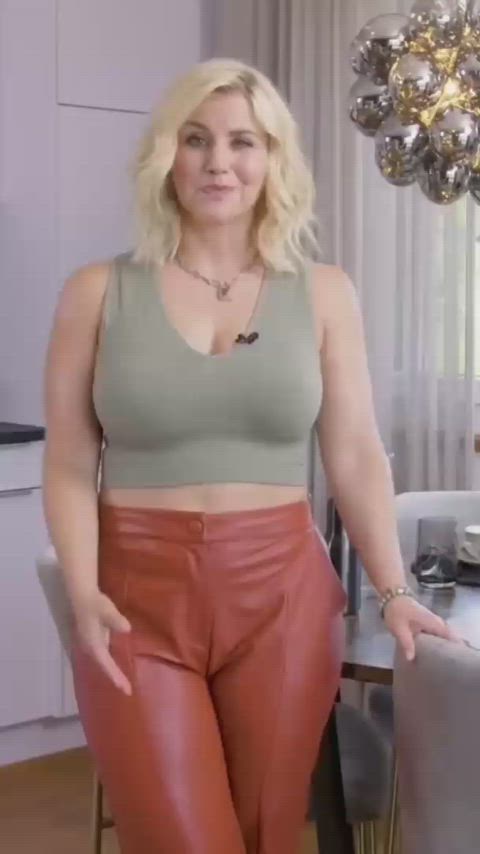 big tits celebrity clothed german huge tits non-nude swiss tank top tight top bigtits