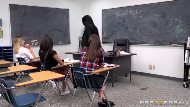 Giselle Palmer & Romi Rain - Student wants to be punished!