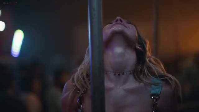 Sydney Sweeney orgasming from riding a carousel