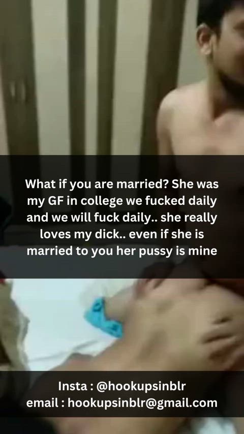 caption cheat cheating cuckold desi gangbang girlfriend hotwife indian wife clip