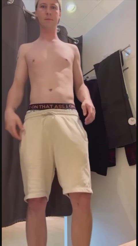 fitting room jerk off teen clip