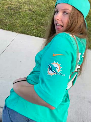 Victory Dance after the Dolphins Game