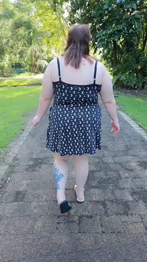 Cum take a walk with me