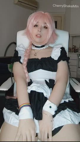 Can I be your maid ~ ? ♥ I can clean your dick everyday ♥