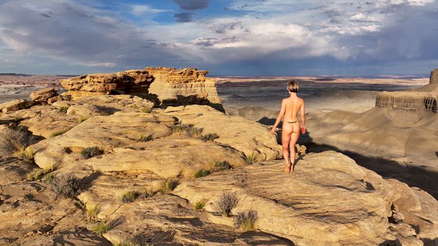 Naked adventuring is my jam!