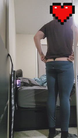 ass big ass leggings thong yoga pants clip