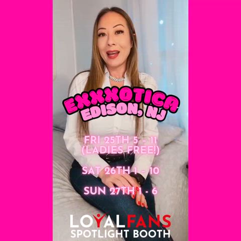 Exxxotica NJ less than a week away!