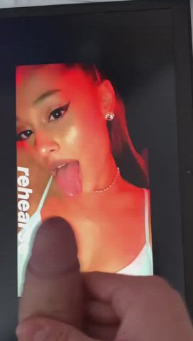 cumtribute on Ariana Grande!